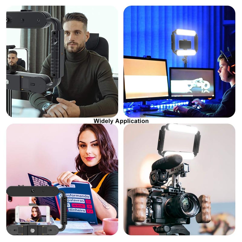 GVM Great Video Maker LED Ring Light 5600K Selfie Light, Smartphone Video Rig & Phone Video Stabilizer for Camera, Smartphone, Makeup, YouTube Setup, Self-Portrait Shooting with Bluetooth - Image 4